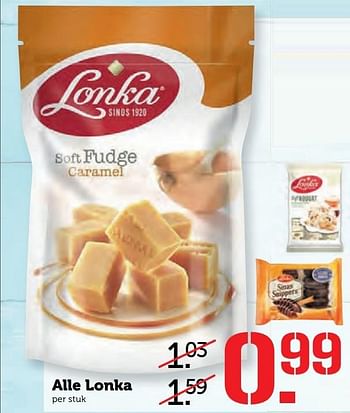 Aanbiedingen Alle lonka - Lonka - Geldig van 10/04/2017 tot 16/04/2017 bij Coop