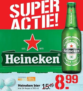 Aanbiedingen Heineken bier - Heineken - Geldig van 10/04/2017 tot 16/04/2017 bij Coop