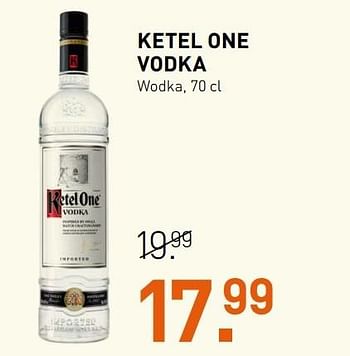 Aanbiedingen Ketel one vodka - Ketel One - Geldig van 10/04/2017 tot 16/04/2017 bij Gall & Gall