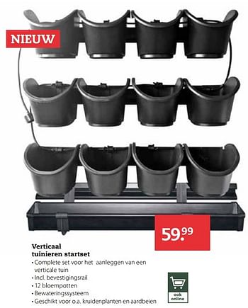 Aanbiedingen Verticaal assortiment! tuinieren startset - Huismerk- Boerenbond - Geldig van 03/04/2017 tot 16/04/2017 bij Boerenbond