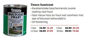 Aanbiedingen Tenco houtcoat - Tenco - Geldig van 03/04/2017 tot 16/04/2017 bij Boerenbond