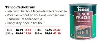 Aanbiedingen Tenco carbobruin - Tenco - Geldig van 03/04/2017 tot 16/04/2017 bij Boerenbond