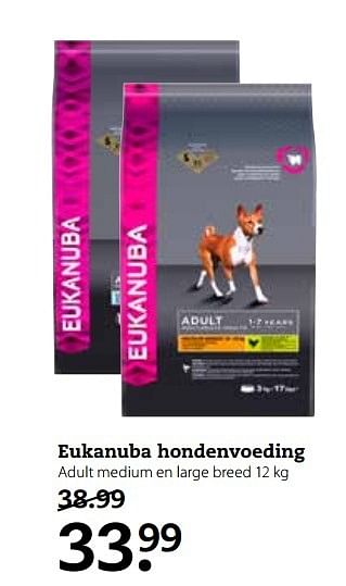 Aanbiedingen Eukanuba hondenvoeding - Eukanuba - Geldig van 03/04/2017 tot 16/04/2017 bij Boerenbond