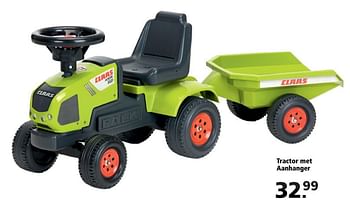 Aanbiedingen Tractor met aanhanger - Huismerk - Intertoys - Geldig van 03/04/2017 tot 16/04/2017 bij Intertoys