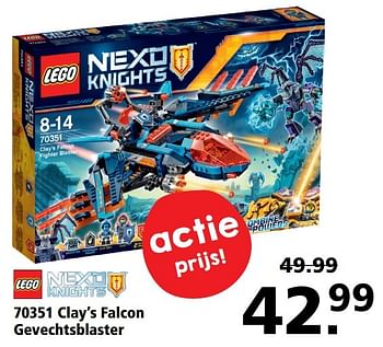 Aanbiedingen 70351 clay`s falcon gevechtsblaster - Lego - Geldig van 03/04/2017 tot 16/04/2017 bij Intertoys