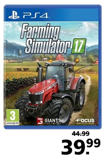 Aanbiedingen Farming simulator - Focus - Geldig van 03/04/2017 tot 16/04/2017 bij Intertoys