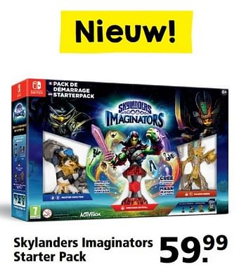 Aanbiedingen Skylanders imaginators starter pack - Activision - Geldig van 03/04/2017 tot 16/04/2017 bij Intertoys