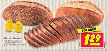 Aanbiedingen Batard brood - Huismerk - Nettorama - Geldig van 10/04/2017 tot 16/04/2017 bij Nettorama