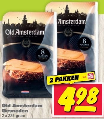 Aanbiedingen Old amsterdam gesneden - Old Amsterdam - Geldig van 10/04/2017 tot 16/04/2017 bij Nettorama
