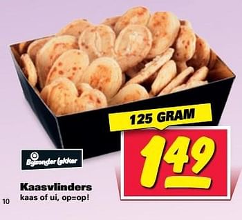 Aanbiedingen Kaasvlinders - Huismerk - Nettorama - Geldig van 10/04/2017 tot 16/04/2017 bij Nettorama