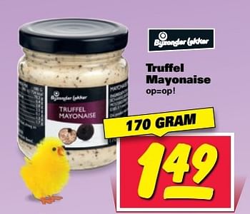 Aanbiedingen Truffel mayonaise - Huismerk - Nettorama - Geldig van 10/04/2017 tot 16/04/2017 bij Nettorama