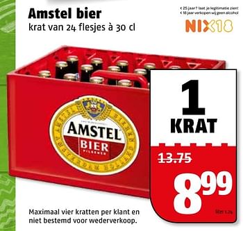 Aanbiedingen Amstel bier - Amstel - Geldig van 10/04/2017 tot 17/04/2017 bij Poiesz