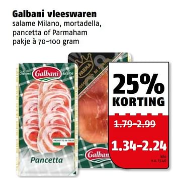 Aanbiedingen Galbani vleeswaren - Galbani - Geldig van 10/04/2017 tot 17/04/2017 bij Poiesz