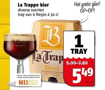 Aanbiedingen La trappe bier - La trappe - Geldig van 10/04/2017 tot 17/04/2017 bij Poiesz