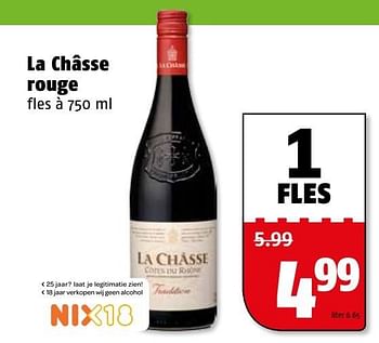 Aanbiedingen La châsse rouge - Rode wijnen - Geldig van 10/04/2017 tot 17/04/2017 bij Poiesz