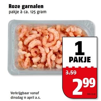 Aanbiedingen Roze garnalen - Huismerk Poiesz - Geldig van 10/04/2017 tot 17/04/2017 bij Poiesz
