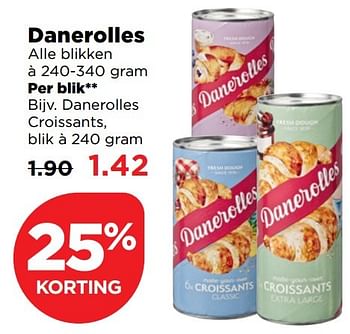 Aanbiedingen Danerolles croissants - Danerolles - Geldig van 02/04/2017 tot 17/04/2017 bij Plus