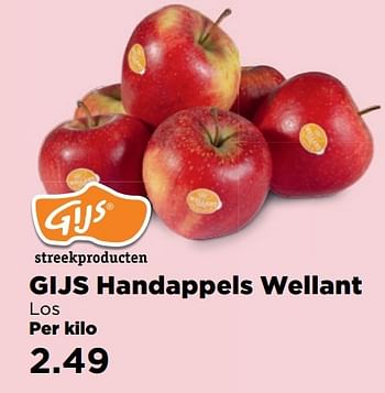 Aanbiedingen Gijs handappels wellant - Gijs - Geldig van 02/04/2017 tot 17/04/2017 bij Plus