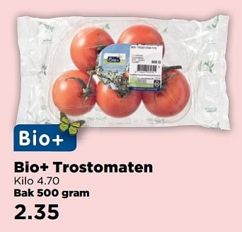 Aanbiedingen Bio+ trostomaten - Bio+ - Geldig van 02/04/2017 tot 17/04/2017 bij Plus