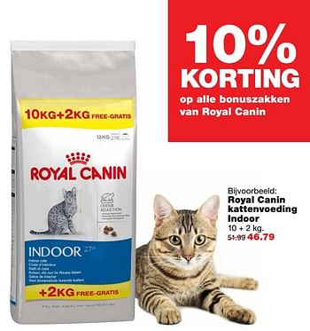 Aanbiedingen Royal canin kattenvoeding indoor - Royal Canin - Geldig van 10/04/2017 tot 17/04/2017 bij Praxis
