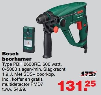 Aanbiedingen Bosch boorhamer pbh 2600re - Bosch - Geldig van 10/04/2017 tot 17/04/2017 bij Praxis