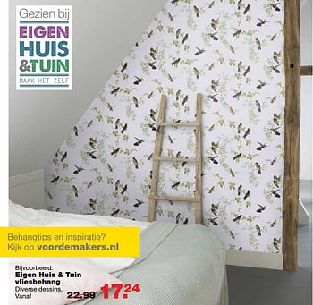 Aanbiedingen Eigen huis + tuin vliesbehang - Huismerk - Praxis - Geldig van 10/04/2017 tot 17/04/2017 bij Praxis