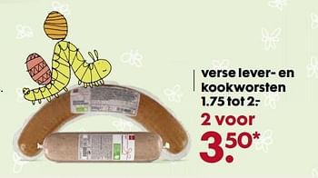 Aanbiedingen Verse lever- en kookworsten - Huismerk - Hema - Geldig van 03/04/2017 tot 17/04/2017 bij Hema