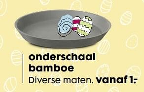 Aanbiedingen Onderschaal bamboe - Huismerk - Hema - Geldig van 03/04/2017 tot 17/04/2017 bij Hema