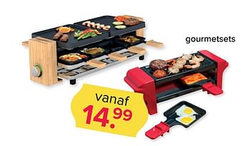Aanbiedingen Gourmetsets - Huismerk - Kijkshop - Geldig van 07/04/2017 tot 17/04/2017 bij Kijkshop