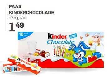 Aanbiedingen Paas kinderchocolade - Kinder - Geldig van 05/04/2017 tot 17/04/2017 bij Action