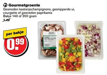Aanbiedingen Gourmetgroente - Huismerk - Hoogvliet - Geldig van 12/04/2017 tot 18/04/2017 bij Hoogvliet