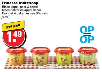 Aanbiedingen Frutesse fruitstroop - Frutesse - Geldig van 12/04/2017 tot 18/04/2017 bij Hoogvliet