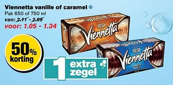 Aanbiedingen Viennetta vanille of caramel - Ola - Geldig van 12/04/2017 tot 18/04/2017 bij Hoogvliet