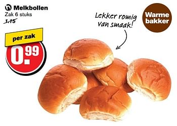 Aanbiedingen Melkbollen - Huismerk - Hoogvliet - Geldig van 12/04/2017 tot 18/04/2017 bij Hoogvliet
