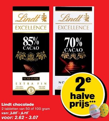 Aanbiedingen Lindt chocolade - Lindt - Geldig van 12/04/2017 tot 18/04/2017 bij Hoogvliet