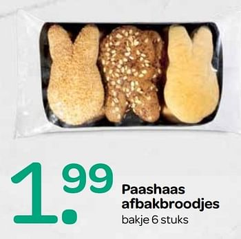 Aanbiedingen Paashaas afbakbroodjes - Huismerk - Attent - Geldig van 12/04/2017 tot 19/04/2017 bij Attent