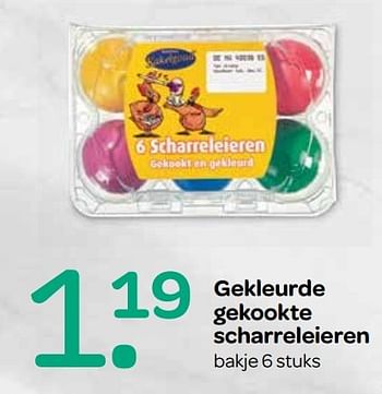 Aanbiedingen Gekleurde gekookte scharreleieren - Huismerk - Attent - Geldig van 12/04/2017 tot 19/04/2017 bij Attent