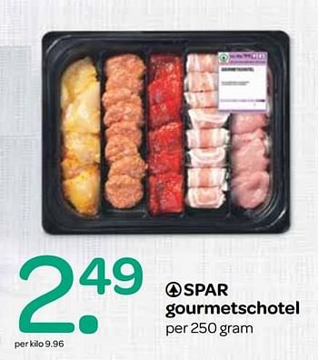 Aanbiedingen Spar gourmetschotel - Spar - Geldig van 12/04/2017 tot 19/04/2017 bij Attent