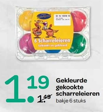 Aanbiedingen Gekleurde gekookte scharreleieren - Huismerk - Spar  - Geldig van 06/04/2017 tot 19/04/2017 bij Spar
