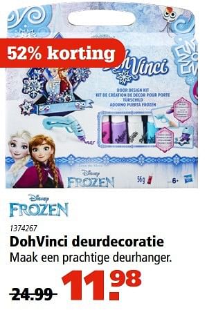 Aanbiedingen Dohvinci deurdecoratie - Disney  Frozen - Geldig van 06/04/2017 tot 19/04/2017 bij Marskramer