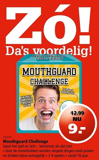 Aanbiedingen Mouthguard challenge - Huismerk - Marskramer - Geldig van 06/04/2017 tot 19/04/2017 bij Marskramer