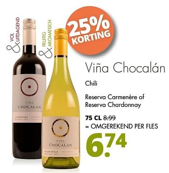 Aanbiedingen Viña chocalán chili - Witte wijnen - Geldig van 10/04/2017 tot 22/04/2017 bij Mitra