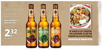 Aanbiedingen Thornbridge jaipur - Thornbridge - Geldig van 10/04/2017 tot 22/04/2017 bij Mitra