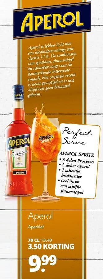 Aanbiedingen Aperol aperitief - Aperol - Geldig van 10/04/2017 tot 22/04/2017 bij Mitra