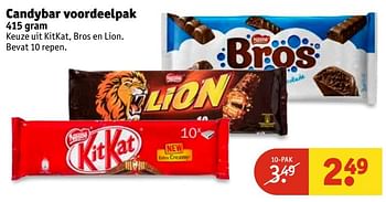Aanbiedingen Candybar voordeelpak - Huismerk - Kruidvat - Geldig van 11/04/2017 tot 23/04/2017 bij Kruidvat