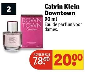 Aanbiedingen Calvin klein downtown - Calvin Klein - Geldig van 11/04/2017 tot 23/04/2017 bij Kruidvat