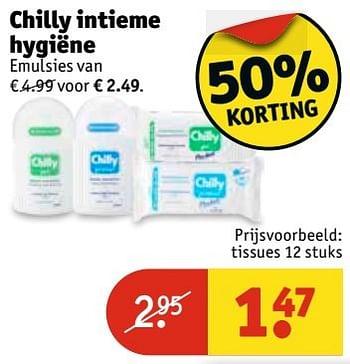 Aanbiedingen Chilly intieme hygiëne - Chilly - Geldig van 11/04/2017 tot 23/04/2017 bij Kruidvat
