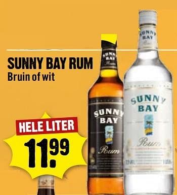 Aanbiedingen Sunny bay rum bruin of wit - Sunny Bay - Geldig van 16/04/2017 tot 22/04/2017 bij Dirk III