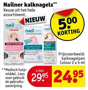 Aanbiedingen Kalknagelpen colour - Nailner repair - Geldig van 18/04/2017 tot 23/04/2017 bij Kruidvat