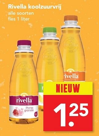 Aanbiedingen Rivella koolzuurvrij - Rivella - Geldig van 16/04/2017 tot 22/04/2017 bij Deen Supermarkten